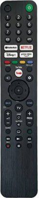 hybite Remote Compatible with Sony LED TV (Without Voice) Remote NO:RMF-TX500P RMF-TX520P RMF-TX200U RMF-TX300U RMT-TX100D RMT-TX100P Etc Remote Controller  (Black)