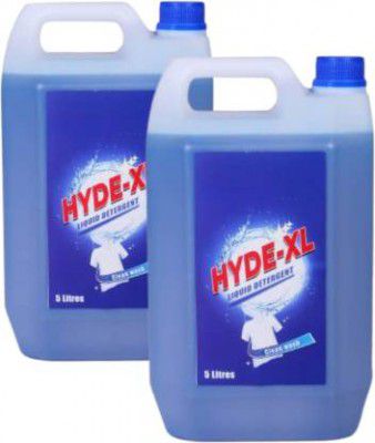 HYDE-XL Liquid Detergent 5L, For Hand Wash, Front and Top Load Washing Machine Lavender Liquid Detergent  (10 L)