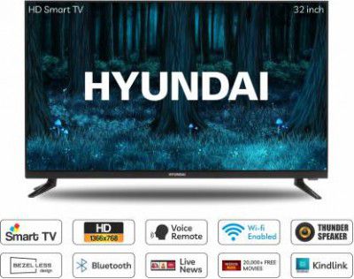 Hyundai 80 cm 32" LED Smart Android Based TV  SMTHY32HDB52VRTYW