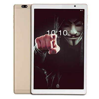 iBall MovieZ Pro Tablet (10.1 inch IPS FHD, Octa-Core Processor, 4GB + 64GB, Dual band Wi-Fi, 4G + Voice Calling, 7000mAh Long Battery) Champagne Gold