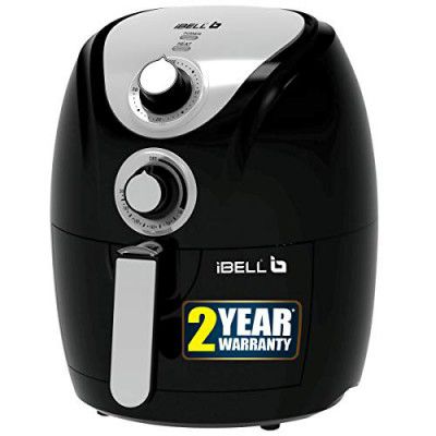 iBELL AF23BS 2.3 Litre 1200W Crispy Air Fryer with Smart Rapid Air Technology