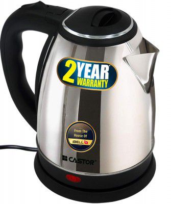 iBELL Castor EK180L Plus 1.8 Litre Stainless Steel Electric Kettle,1800W Auto Cut-Off