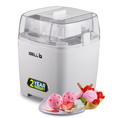 iBELL ICM150A Ice Cream Maker Machine, Sorbet, Slush & Frozen Yoghurt Maker