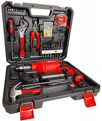 IBELL Professional Tool Kit with Impact Drill TD13-85, 650W