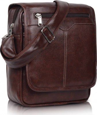 ICHIEF Brown Men Sling Bag - Extra Large