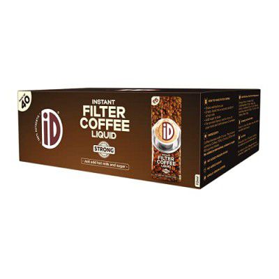 iD Instant Filter Coffee Liquid 40 Cups | 400ml (10ml x Pack of 40)