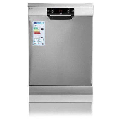 IFB Neptune SX1 Fully-automatic Front-loading Dishwasher (15 Place Settings, Stainless Steel, Inbuilt Heater,Quick Wash with Steam Drying)