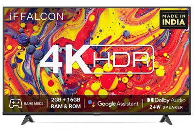 iFFALCON 108 cm (43 inches) 4K Ultra HD Certified Android Smart LED TV 43U61