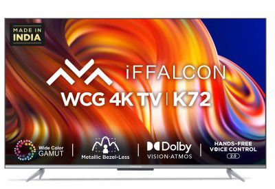 iFFALCON 55" 4K Ultra HD Smart Certified Android LED TV 55K72