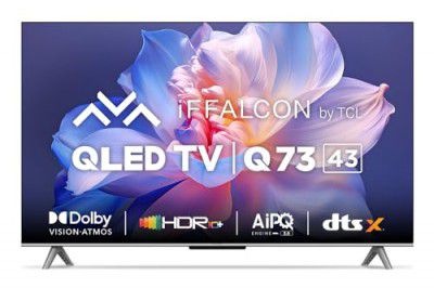 iFFALCON iFF43Q73 43 inches 4K Ultra HD Smart QLED Google TV