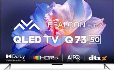 iFFALCON by TCL iFF50Q73 50 inch QLED Ultra HD (4K) Smart Google TV With Dolby Atmos Vision & HDR10