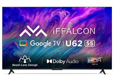 iFFALCON iFF55U62 ( 55" ) 4K Ultra HD Smart LED Google TV (Black)