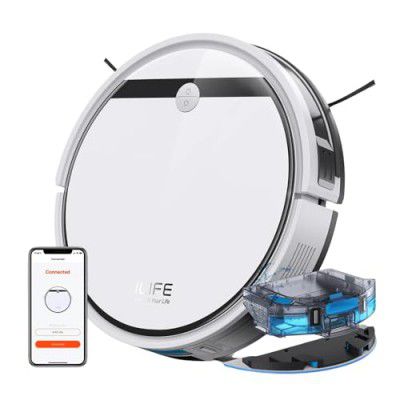 ILIFE V3x Robotic Vacuum Cleaner, Powerful Suction, Daily Schedule Cleaning