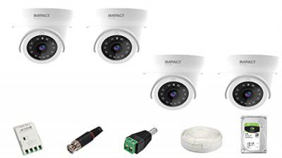 IMPACT BY HONEYWELL 2 MP CCTV KIT Without DVR | I-MKIT4CH-2