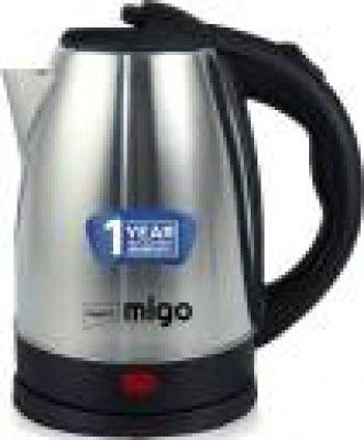 IMPEX Electric kettle 1.8L Stainless Steel Inferno Electric Kettle  (1.8 L, Black and steel finish)