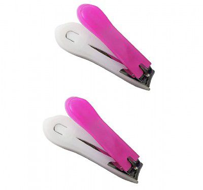 INAAYA Nail Cutters For Women And Men For Nail Care Pink Set Of 2