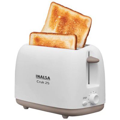 Inalsa 2 Slice Auto Pop-Up Toaster, A Smart Bread Toaster