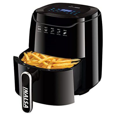 INALSA Air Fryer Digital Tasty Fry-1400W 4.2L,Smart Aircrisp Technology 4.2 Liter