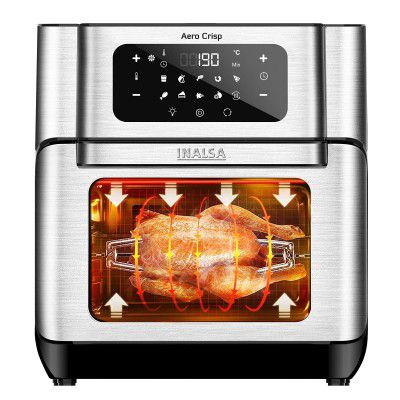 INALSA Air Fryer Oven Aero Crisp with 12L Capacity