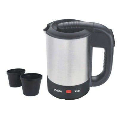 INALSA Electric Travel Kettle Cute 0.5 L|Fast Boiling 1000 Watts