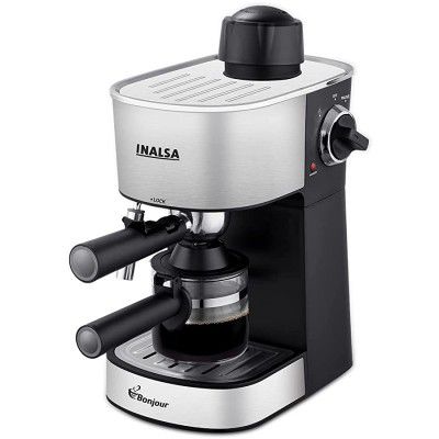 INALSA Espresso/Cappuccino 4Cup Coffee Maker 800W- Bonjour