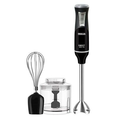 INALSA HAND BLENDER Robot Inox 750CS-Powerful Super Silent 750Watt DC Motor