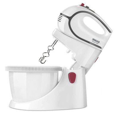 INALSA Hand Mixer Stand 500W- Promix 2.5L Rotating Bowl