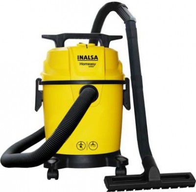 Inalsa Homeasy WD10 Wet & Dry Vacuum Cleaner with Anti-Bacterial Cleaning  (Yellow)