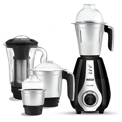 INALSA Mixer Grinder 1000 Watt, 4 Jar