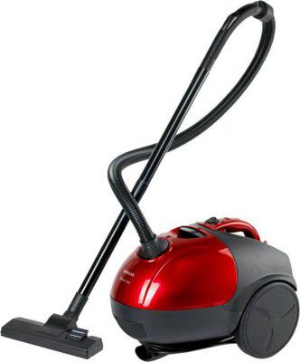 Inalsa QuickVac Bagless Dry Vacuum Cleaner with Reusable Dust Bag  (Red, Black)