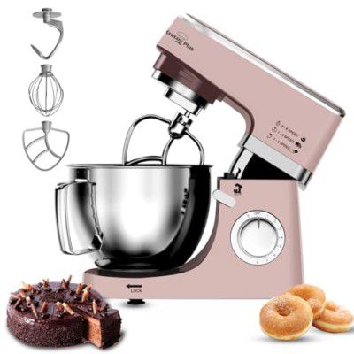 INALSA Stand Mixer 1200W|Pure Copper Motor|5.3L SS Bowl With Splash Guard