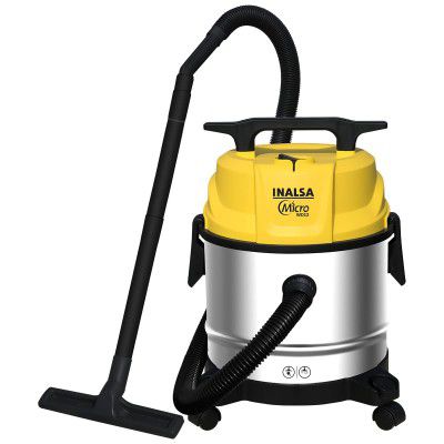 INALSA Vacuum Cleaner Wet and Dry |1200 W & 12 Ltr Capacity | 3 in 1 Multifunction Wet/Dry/Blowing | (Micro WD12)