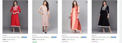 Indo Era Womens Dresses Upto 90% Off