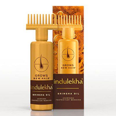 Indulekha Bringha, Ayurvedic Hair Oil, 250ml, with Amla & Coconut Oil, with Comb Applicator