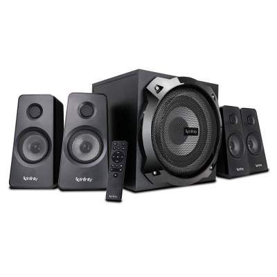 Infinity Hardrock 410 Powerful Deep Bass 4.1 Channel Bluetooth Multimedia Speaker (200 Watts Peak Output)