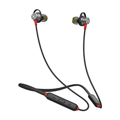 Infinity - JBL Glide N120, in Ear Wireless Earphones with Mic (Black & Red)