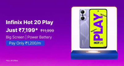 Infinix Hot 20 Play @ ₹7,199 on Flipkart's Big Billion Days Sale