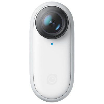 Insta360 GO 2 QHD and 9MP 50 FPS Waterproof Action Camera with FlowState Stabilization (White)