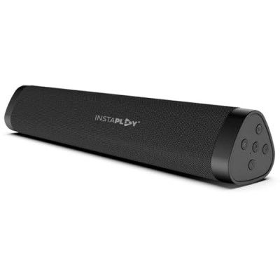 INSTAPLAY Stage 300 Bluetooth Soundbar Speaker, 10W Output/BT5.0/USB/TF CardC Type Fast Charging, Powerful Bass