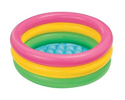 Intex Inflatable Baby Pool, Multi Color (2-feet)