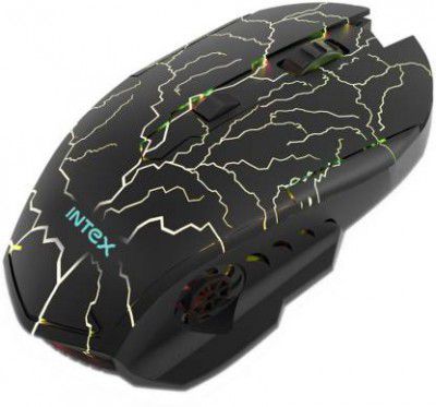 Intex Wired Gaming Mouse Max 01 Wired Optical Gaming Mouse (USB 2.0, Black)