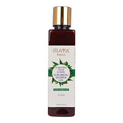 Iraya Shower Gel - Purifying, Neem & Basil, 250 ml