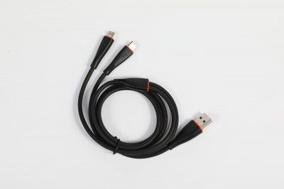 Itel ICD-X11 Dual Micro Data Cable (Black)