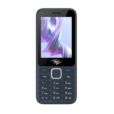 itel it5330-2.8 inch Big Display with Premium Glass Like Back Design, 1900 mAh Battery, Auto Call Recording and Wireless FM_ Black