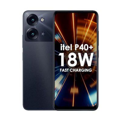 itel P40+ | 4GB RAM+128GB ROM | 13MP AI Rear Camera | 7000mAh Battery | 18W Fast Charging | 6.8\' HD+ IPS Punch Hole 90Hz Display | Force Black