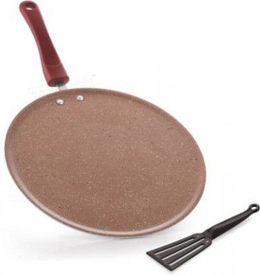 iVBOX Magic-Big 310mm induction Non Stick Tawa For Dosa and Roti, 3mm Thick Tawa 31 cm diameter  (Aluminium, Non-stick, Induction Bottom)