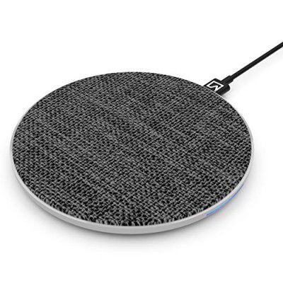 iVoltaa Airbase1 10W [Qi Certified] Metal Wireless Charging Pad Fast Charger