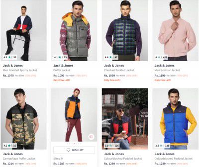 Jack & Jones Men Jacket Upto 78% Off