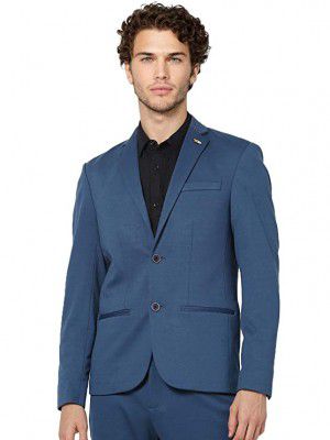 Jack & Jones Mens Notch Lapel Regular fit Blazer