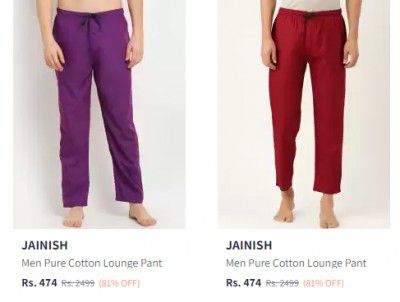 JAINISH Men Nightwear Upto 81% OFF| Starts At Rs 474